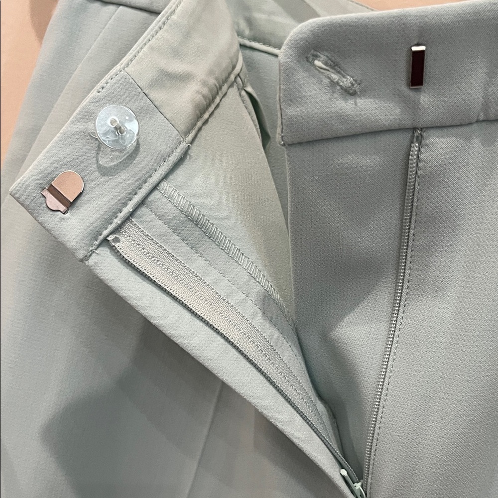 NWT Topshop Mint Green Belted Suit - Blazer & Pants - Picture 8 of 11